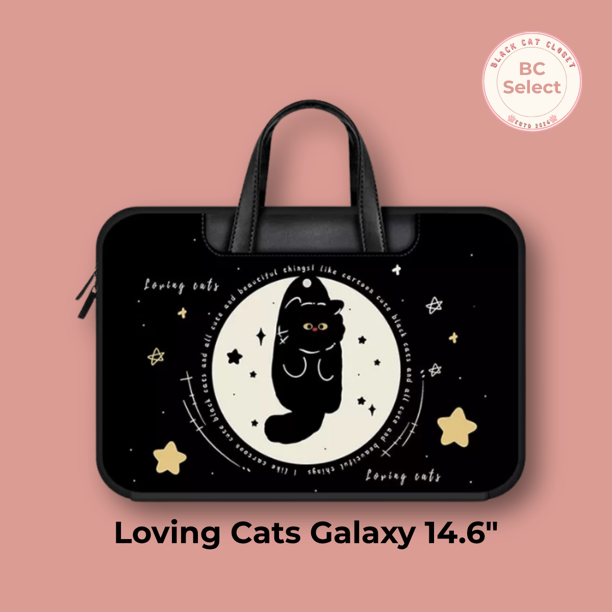 Black Cat 180° Full-Open Laptop Bag - BC Select