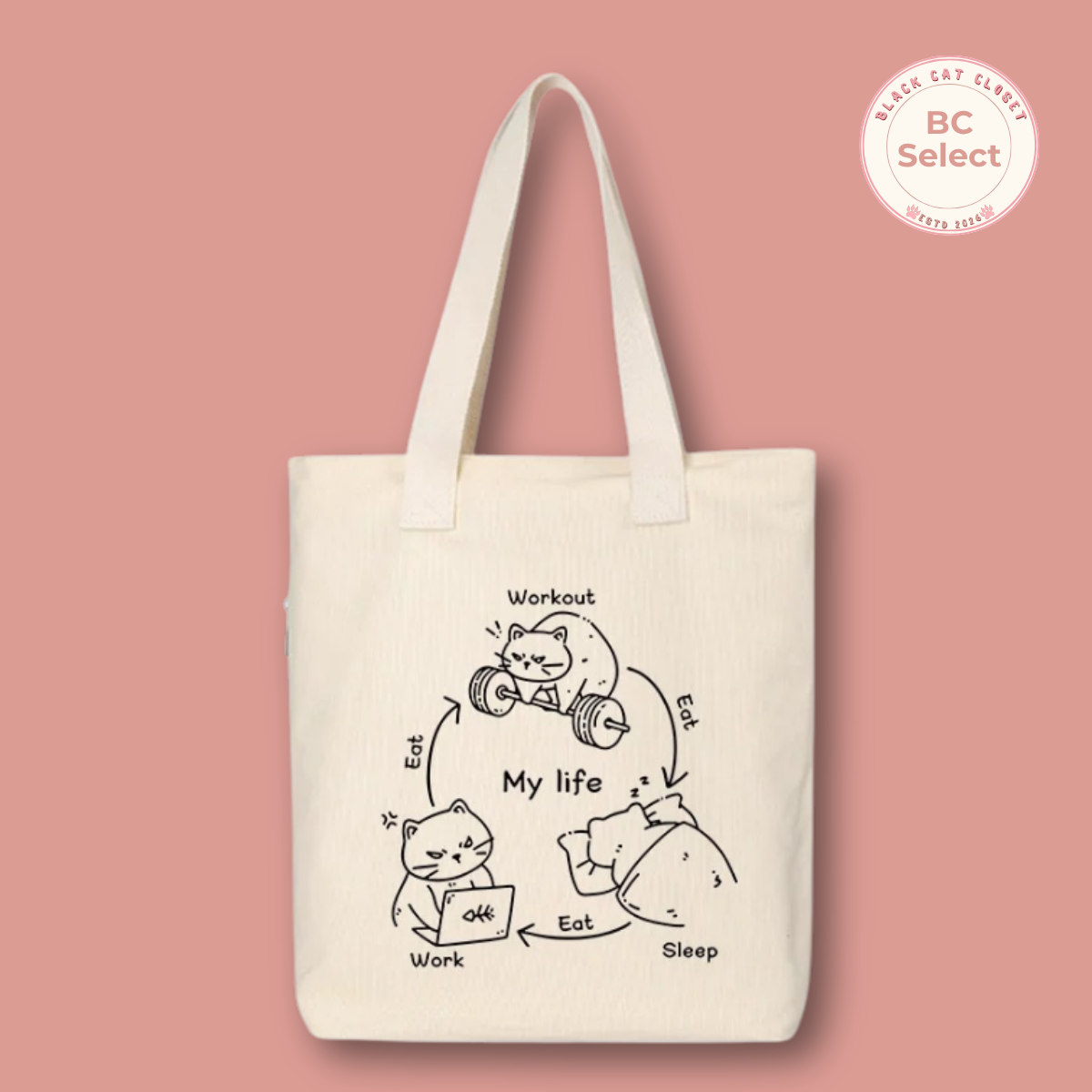 Casual Heavy-Duty Canvas Tote|BC Select