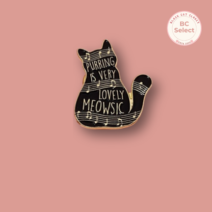 Black Cat  Pin