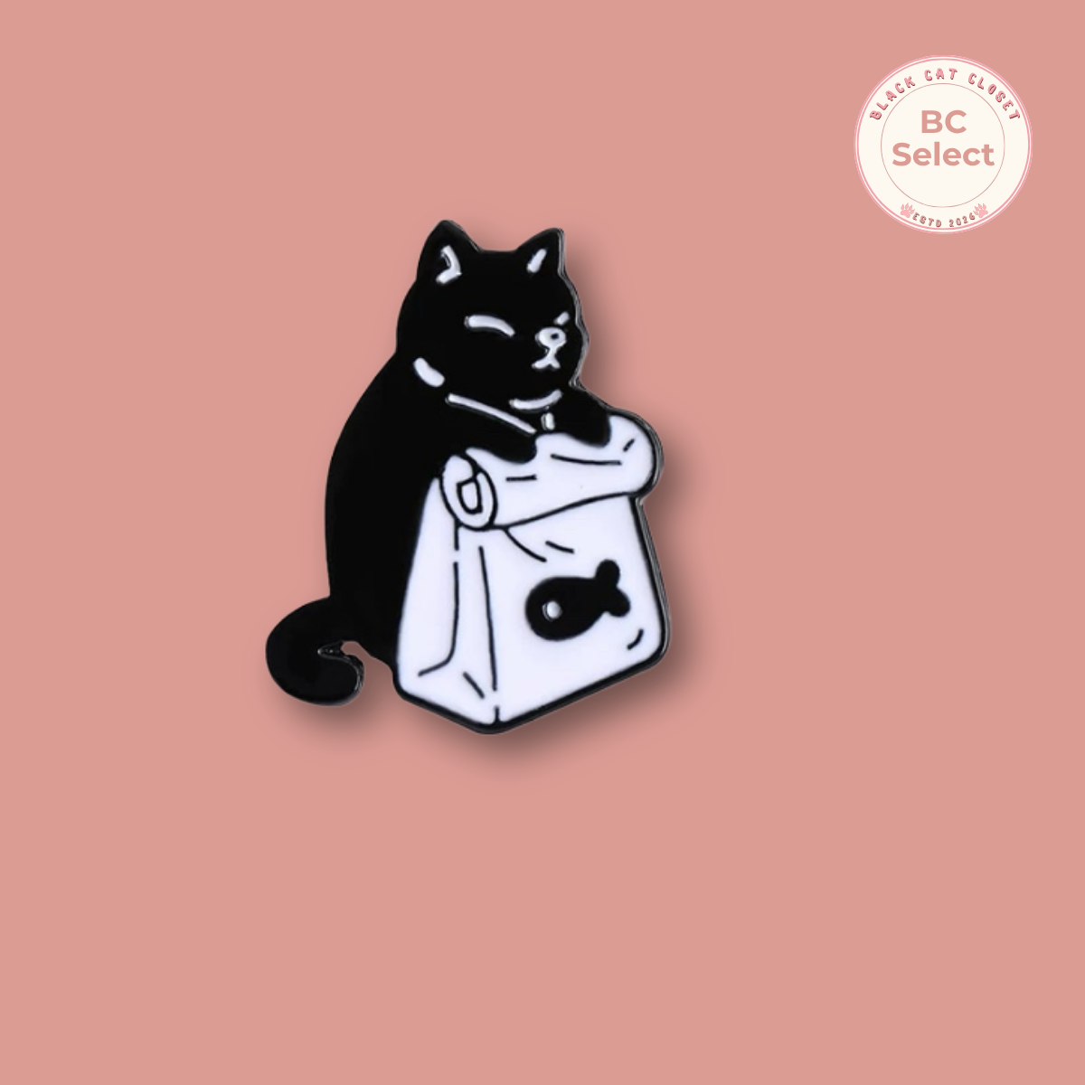 Black Cat  Pin