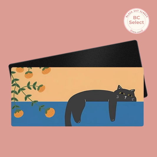 Black Cat Mouse Pad - BC Select