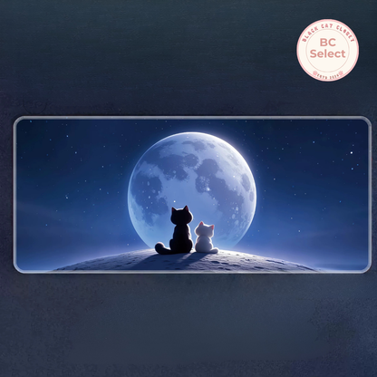 Black Cat Mouse Pad - BC Select