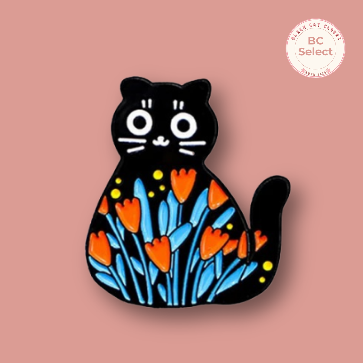 Black Cat  Pin