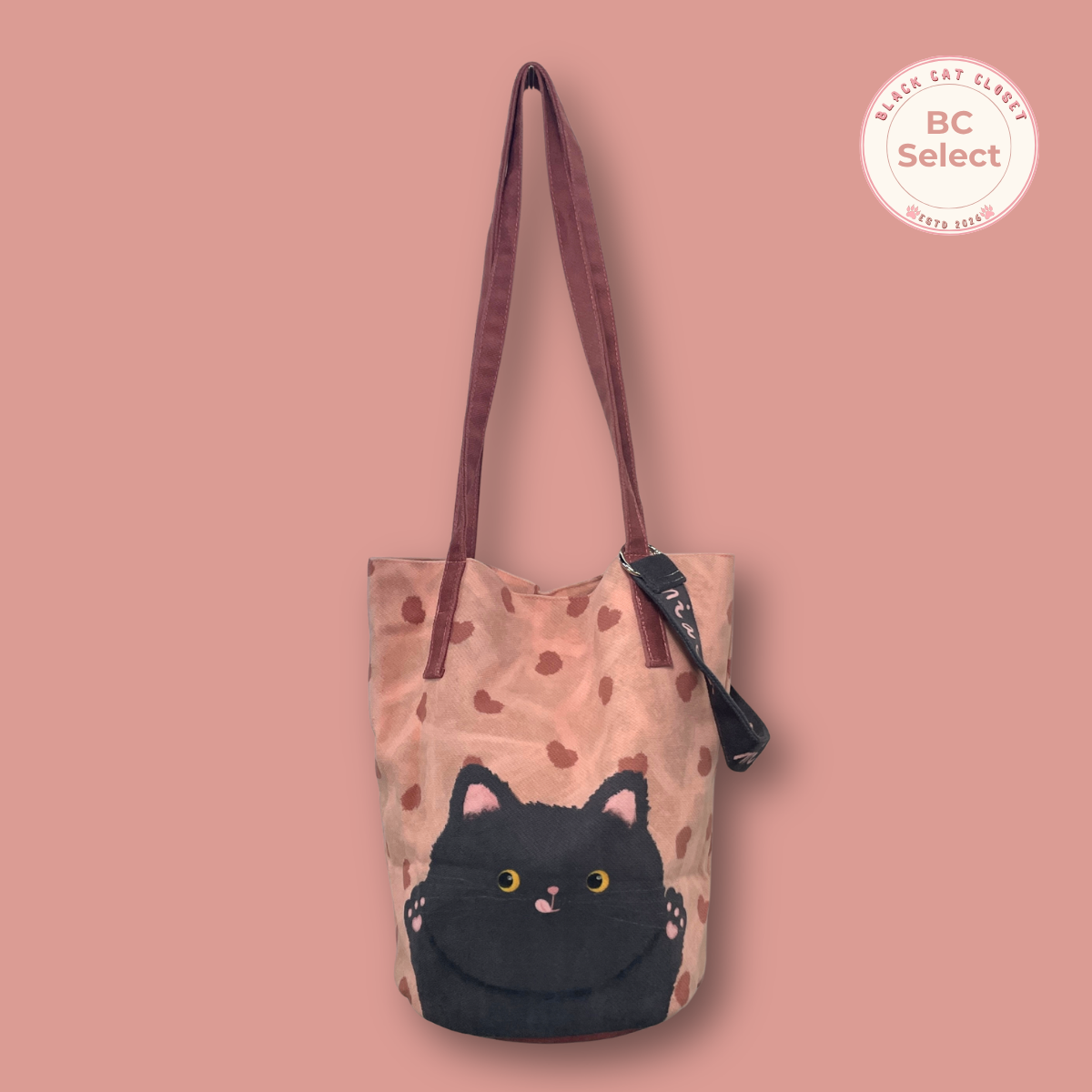 Black Cat Heart Bucket Bag - BC Select