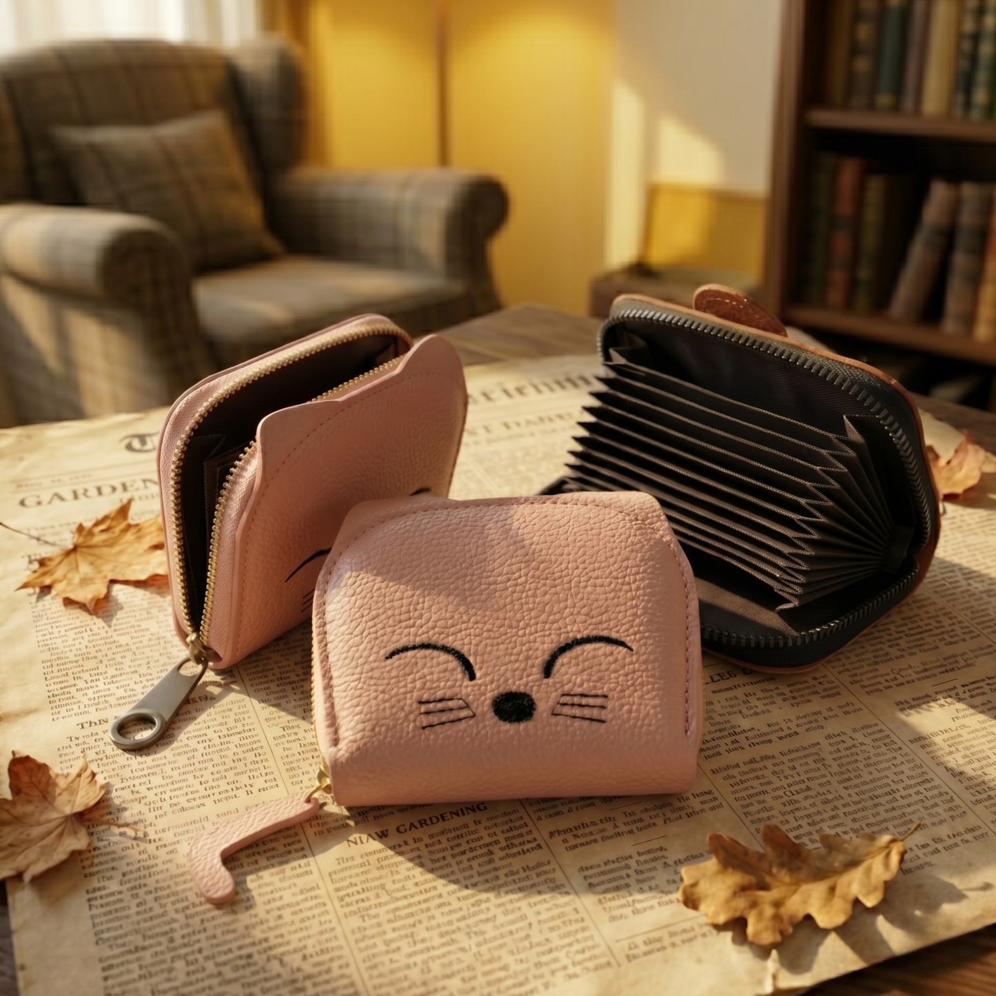 Compact Zip Wallets