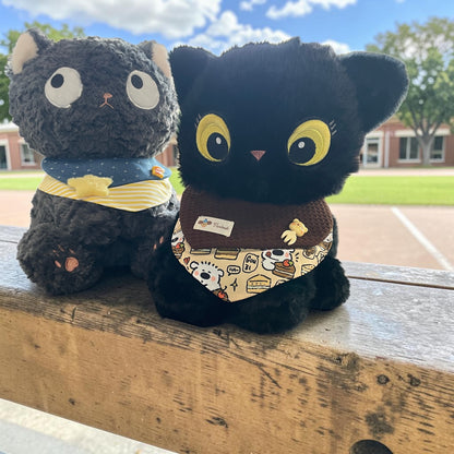 Waffle Bear Pet Bandana | 3-Way Adjustable Snap Collar