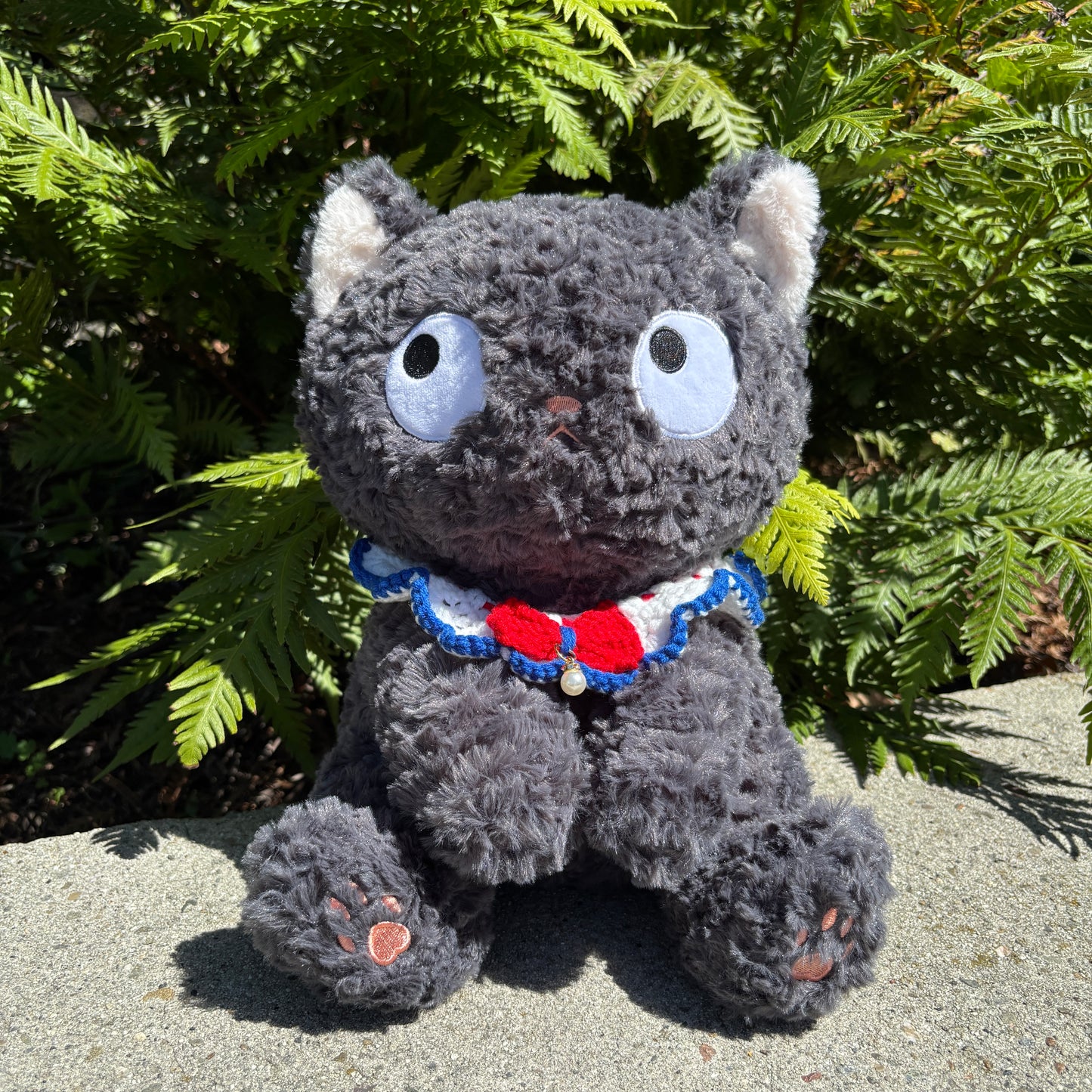 Handcrafted Crochet Cat Bandana