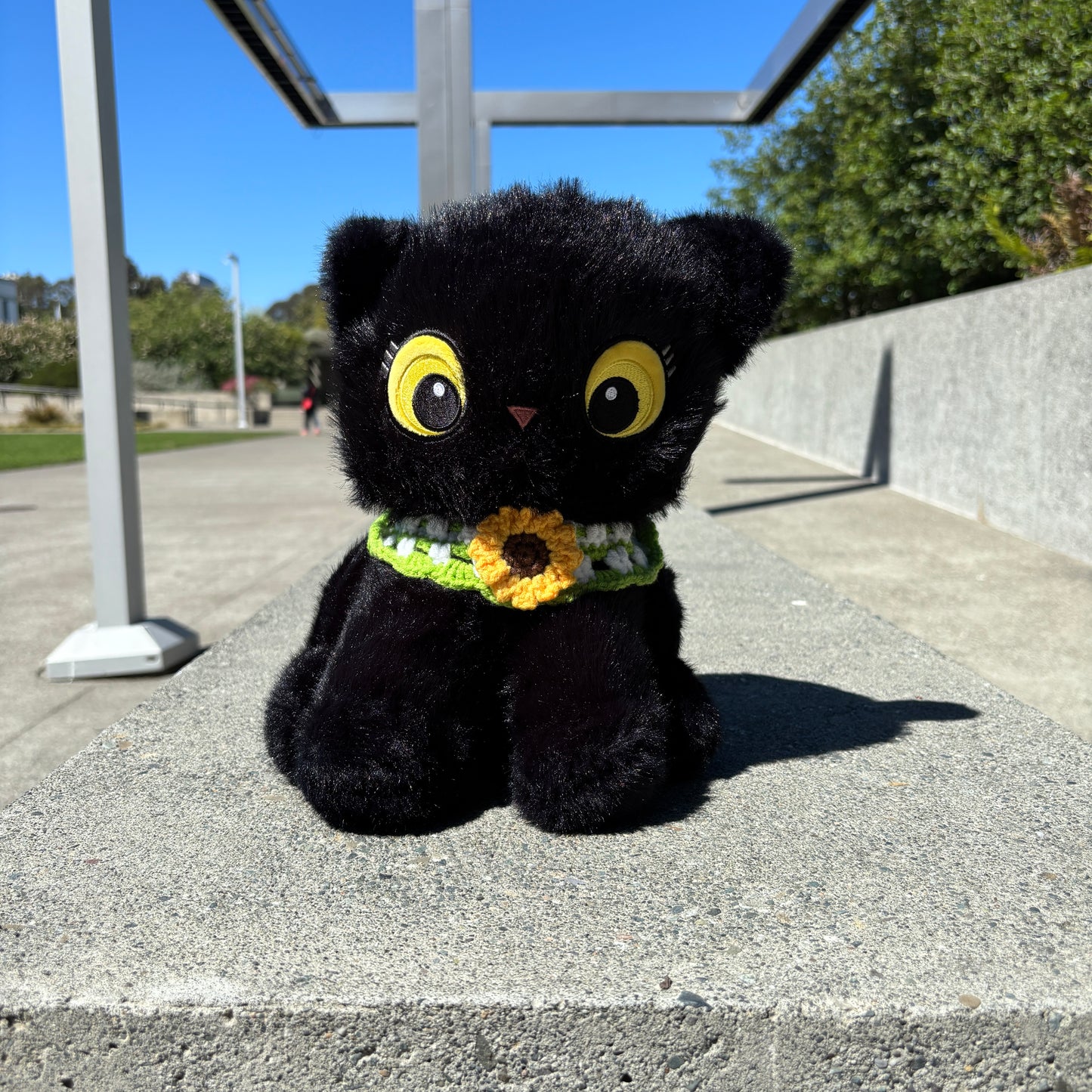 Handcrafted Crochet Cat Bandana
