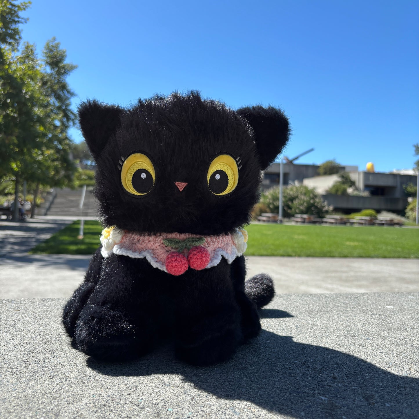 Handcrafted Crochet Cat Bandana