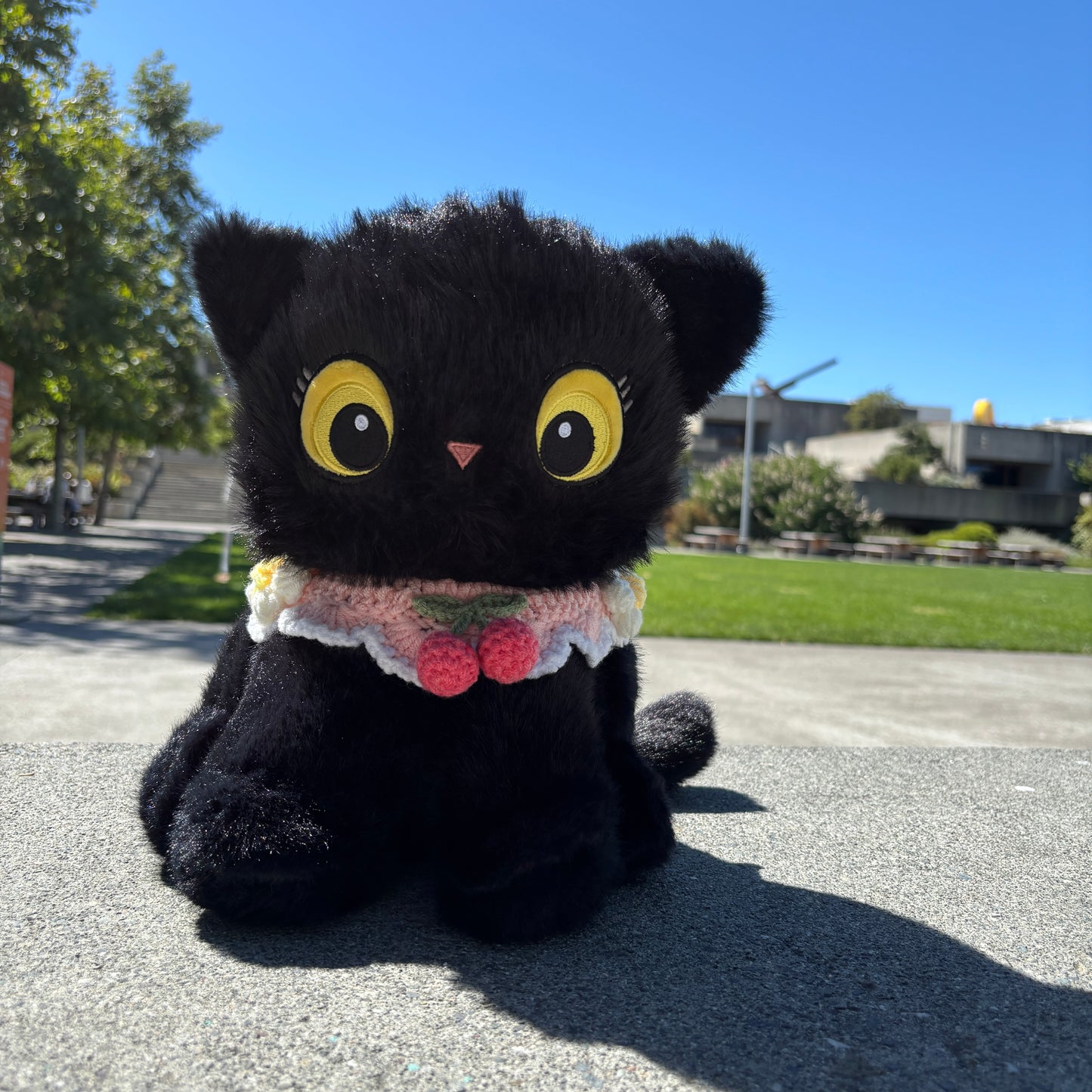 Handcrafted Crochet Cat Bandana