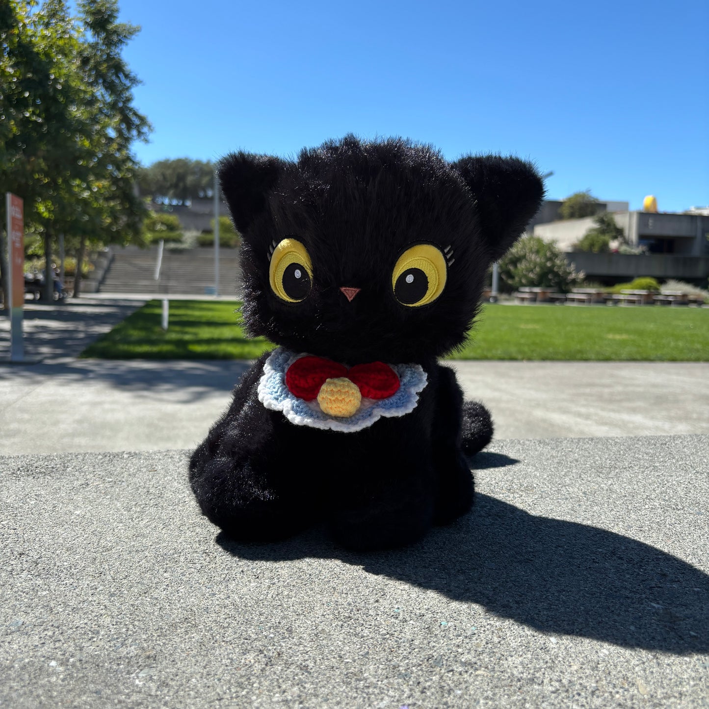 Handcrafted Crochet Cat Bandana