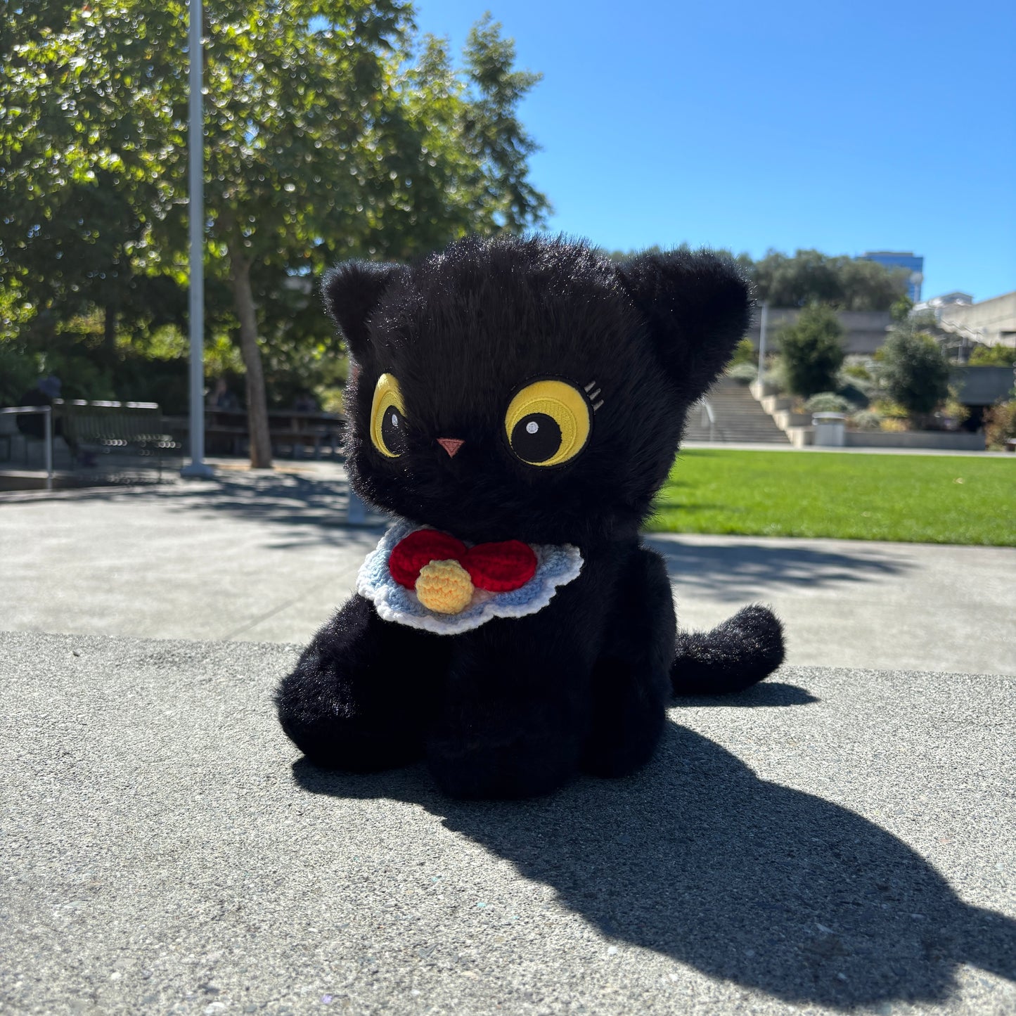 Handcrafted Crochet Cat Bandana